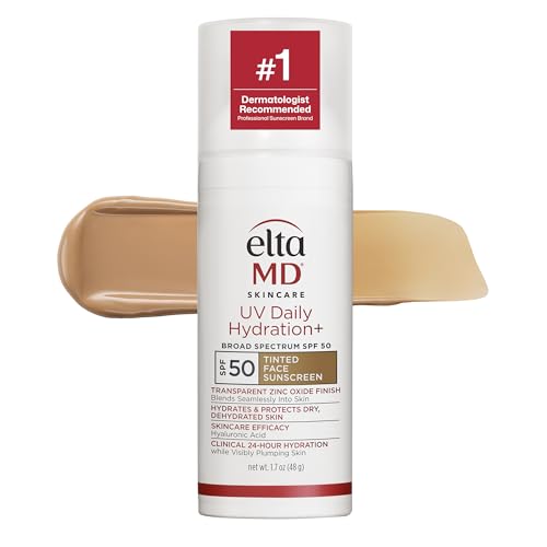 EltaMD UV Daily Face Sunscreen Moisturizer, Zinc Oxide, SPF 40 and SPF 50