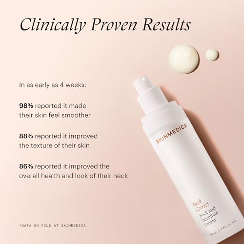 SkinMedica Neck Cream - Skin Firming & Tightening Serum for Neck & Décolleté to Help Address Visible Signs of Aging & Sagging Skin (1.7 oz)