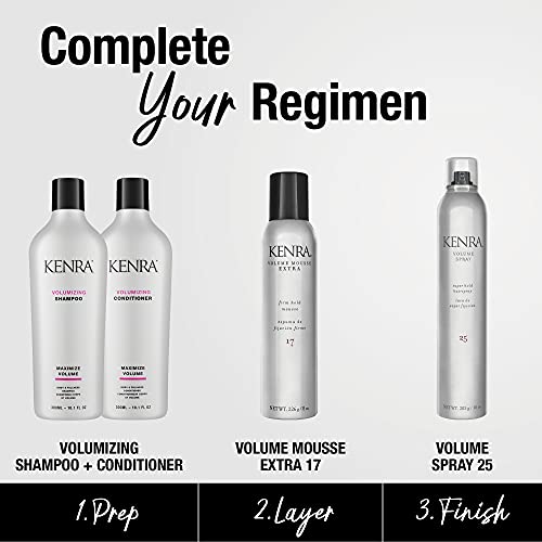 Kenra Volume Spray 25 | Super Hold Finishing & Styling Hairspray | Flake-free & Fast-drying | Wind & Humidity Resistance | All Hair Types