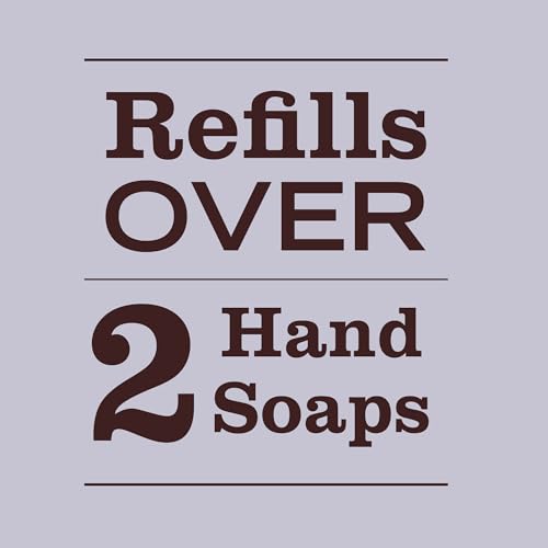 Mrs. MEYER'S CLEAN DAY Liquid Hand Soap Refill, Cruelty Free and Biodegradable Hand Wash Made with Essential Oils