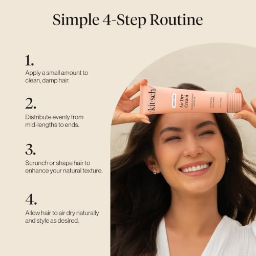 Kitsch Smoothing Air Dry Cream for Hair