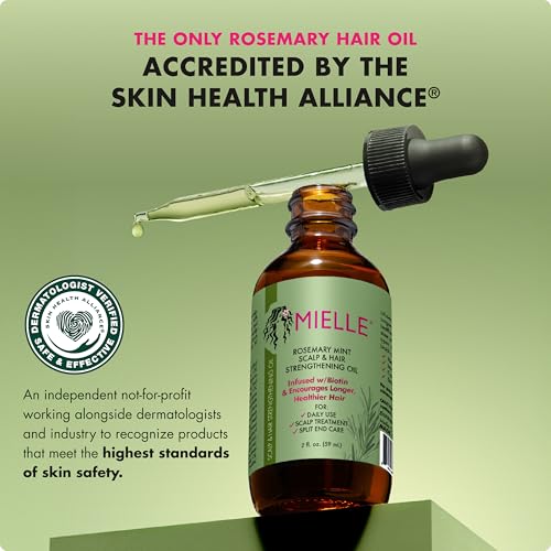Mielle Organics Rosemary Mint Hair Oil with Biotin, 2 oz