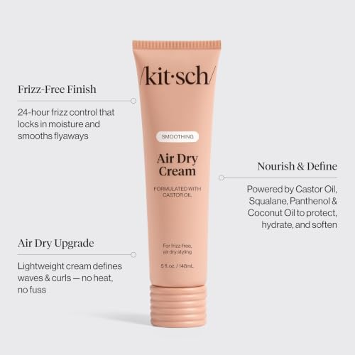 Kitsch Smoothing Air Dry Cream for Hair