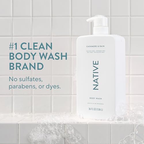 Native BODY WASH BODY LIQUID COCONUT AND VANILLA BOTTLE 36 FLUID OUNCE