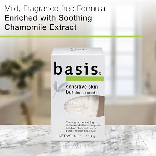 Basis Sensitive Skin Bar Soap for Body