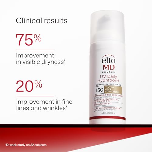 EltaMD UV Daily Face Sunscreen Moisturizer, Zinc Oxide, SPF 40 and SPF 50