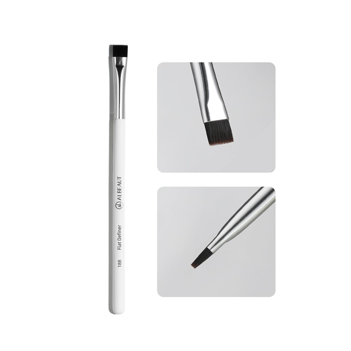 Albeaut Concealer Brush, Under Eye Makeup Small Angled Precision Face Blending Brush