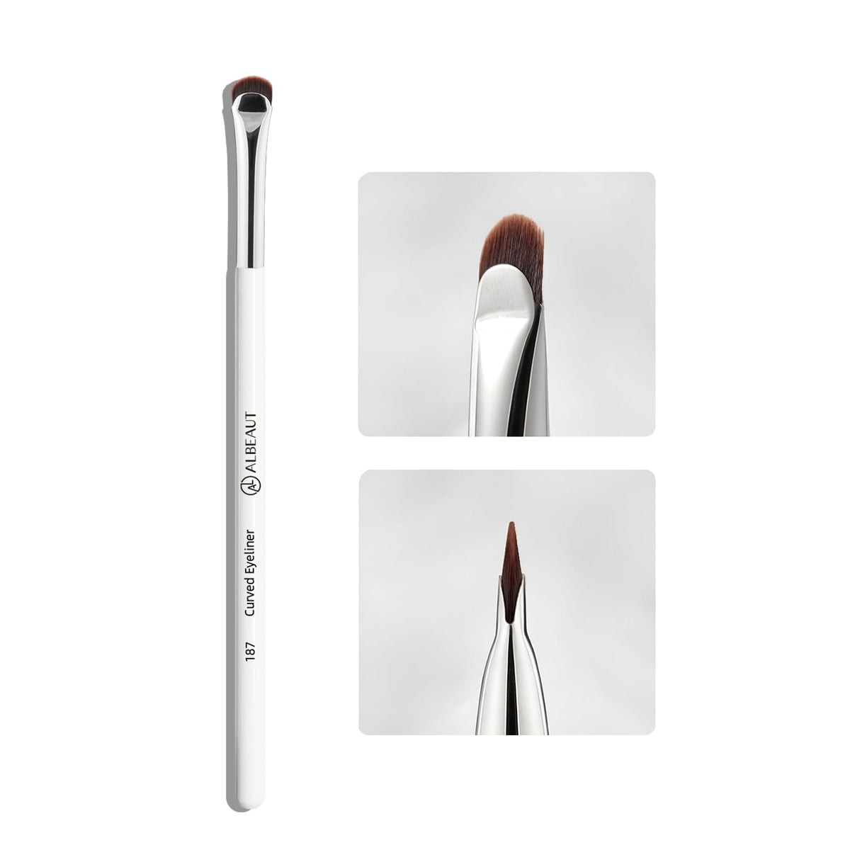 Albeaut Concealer Brush, Under Eye Makeup Small Angled Precision Face Blending Brush