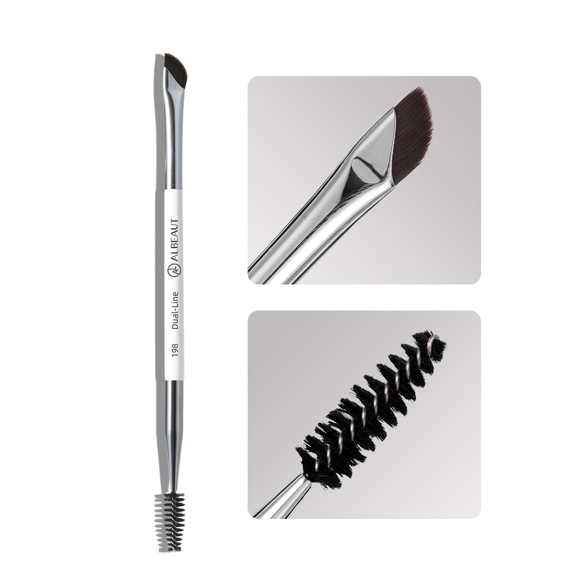 Albeaut Concealer Brush, Under Eye Makeup Small Angled Precision Face Blending Brush