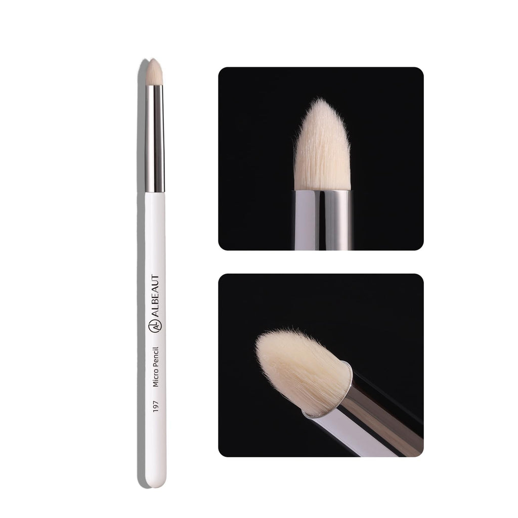 Albeaut Concealer Brush, Under Eye Makeup Small Angled Precision Face Blending Brush