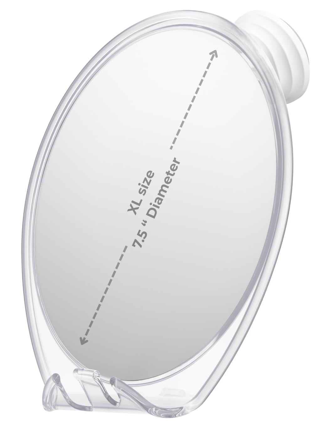 HONEYBULL Fogless Shower Mirror for Shaving with Suction Mount & Razor Hook