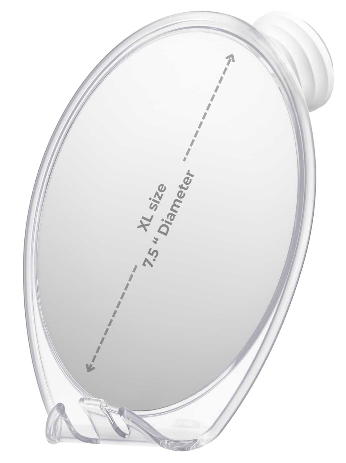 HONEYBULL Fogless Shower Mirror for Shaving with Suction Mount & Razor Hook