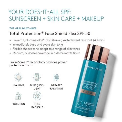 Colorescience, Total Protection Face Shield Flex, SPF 50