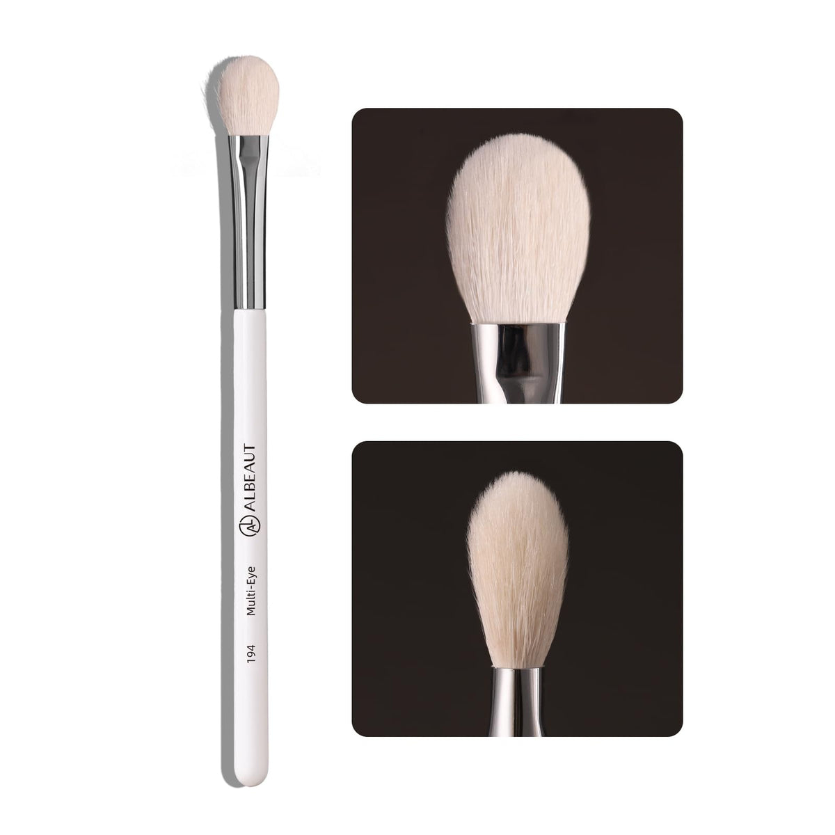 Albeaut Concealer Brush, Under Eye Makeup Small Angled Precision Face Blending Brush
