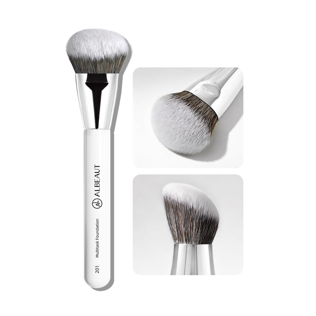 Albeaut Concealer Brush, Under Eye Makeup Small Angled Precision Face Blending Brush