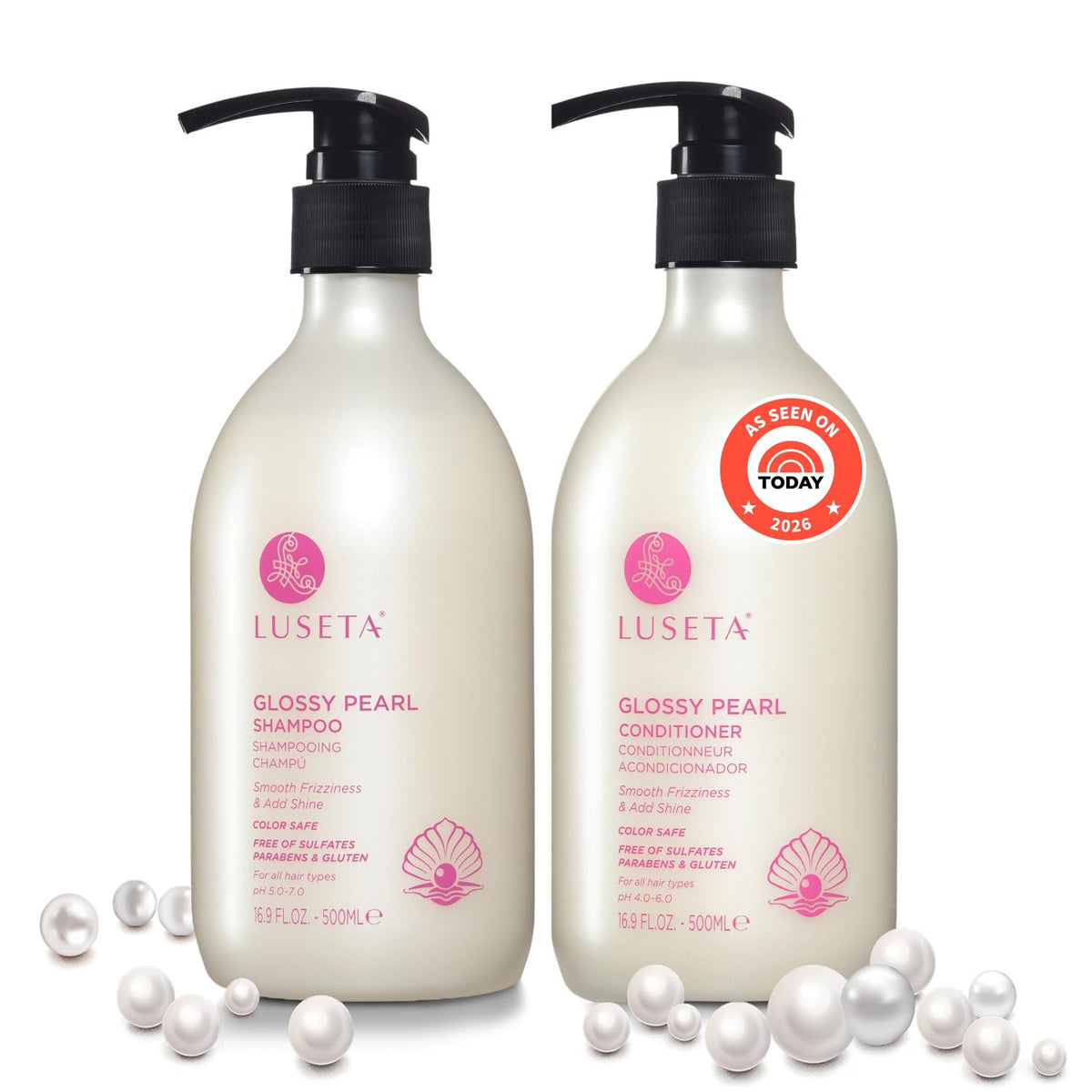 Luseta Shampoo and Conditioner Set Hair Shampoo Hair Conditioner Daily Shampoo
