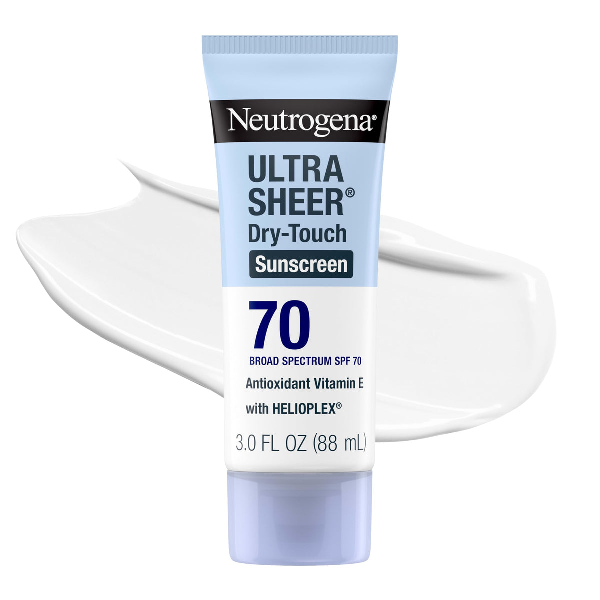 Neutrogena Ultra Sheer Dry-Touch Water Resistant and Non-Greasy Sunscreen Lotion with Broad Spectrum SPF 70
