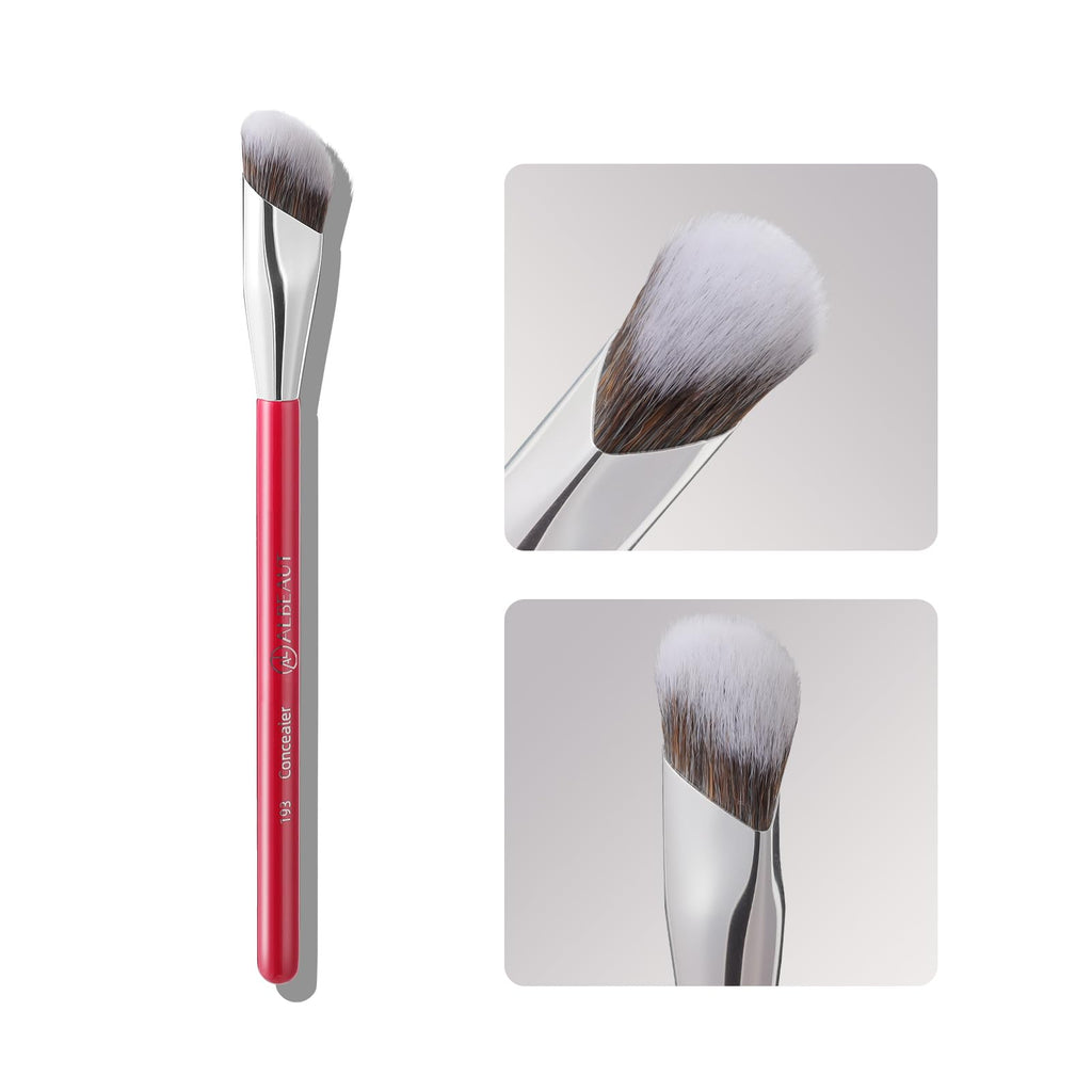 Albeaut Concealer Brush, Under Eye Makeup Small Angled Precision Face Blending Brush