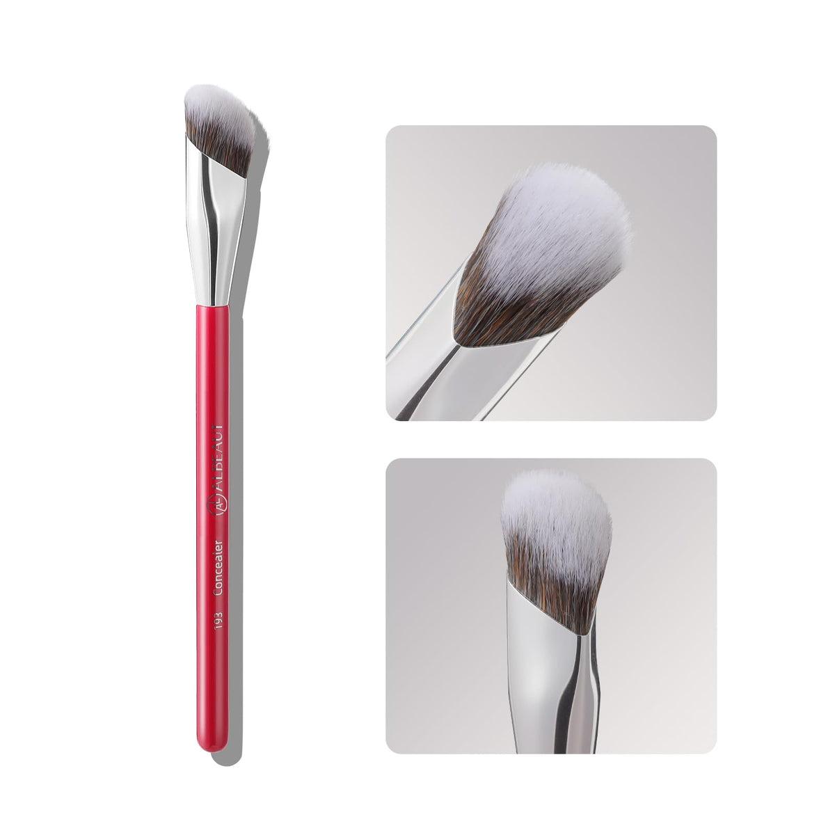 Albeaut Concealer Brush, Under Eye Makeup Small Angled Precision Face Blending Brush