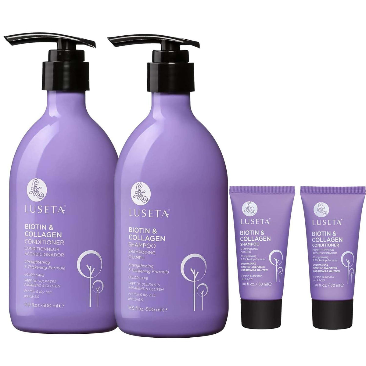 Luseta Shampoo and Conditioner Set Hair Shampoo Hair Conditioner Daily Shampoo