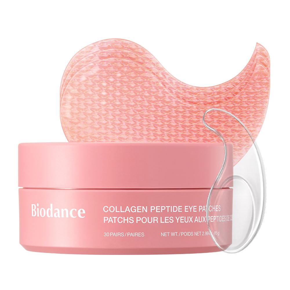 BIODANCE Hydrogel Eye Patches for Under Eye - Caviar PDRN, Depuffing & Eye Bags (60 Count)
