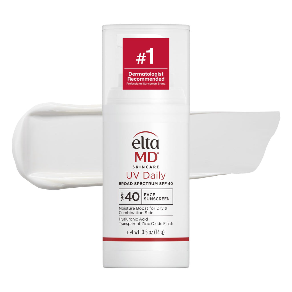 EltaMD UV Daily Face Sunscreen Moisturizer, Zinc Oxide, SPF 40 and SPF 50