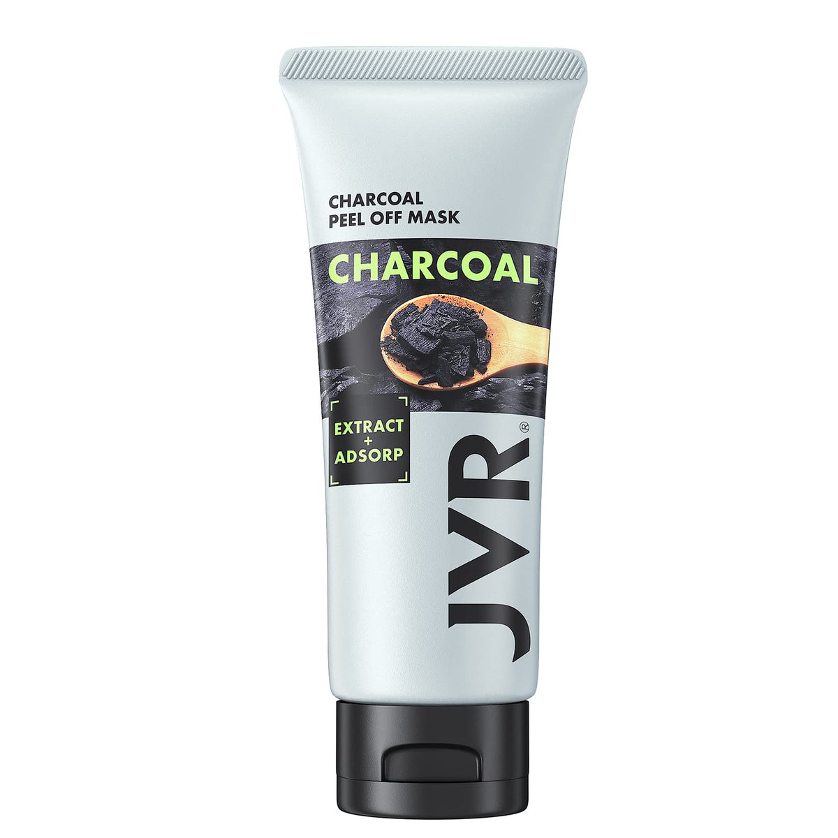 JVR Peel Off Face Mask, Blackhead Remover Mask for Men, Charcoal Peel Off Black Mask, Facial Mask Purifying and Deep Cleansing for All Skin Types