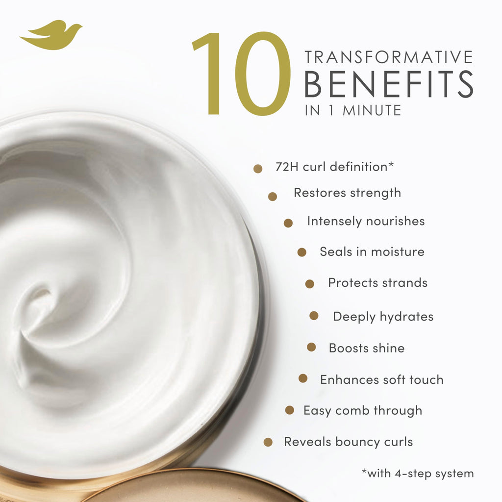Dove Hair Hyaluronic Moisture for Dry Hair 10-in-1 Hydrating Hair Mask with Bio-Protein Care Technology