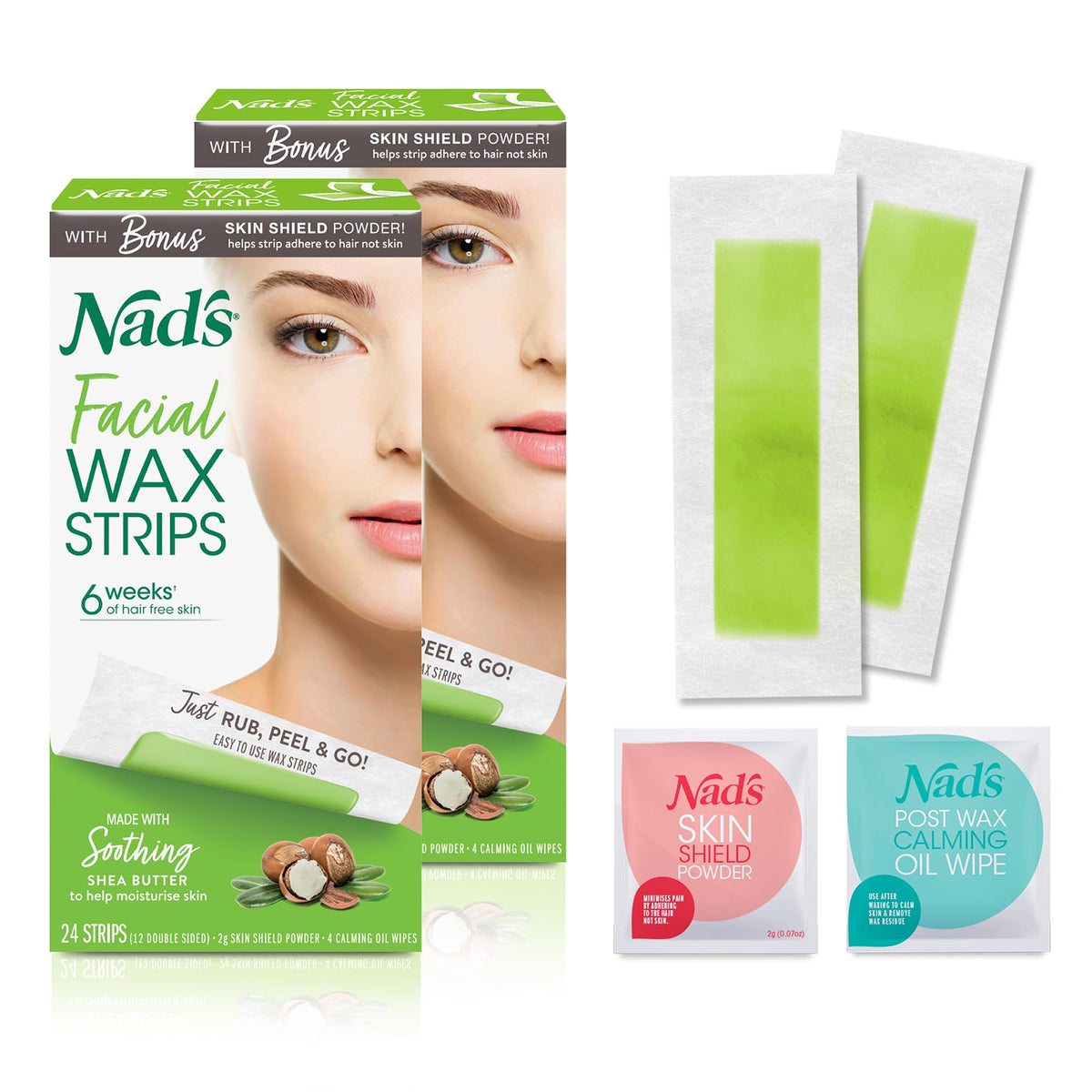 Nad's Wax Strips Kit