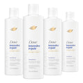 Dove Shampoo 4 count Intensive Repair for Damaged Hair with Bio-Protein Care Technology and Amino Serum 12 Fl Oz