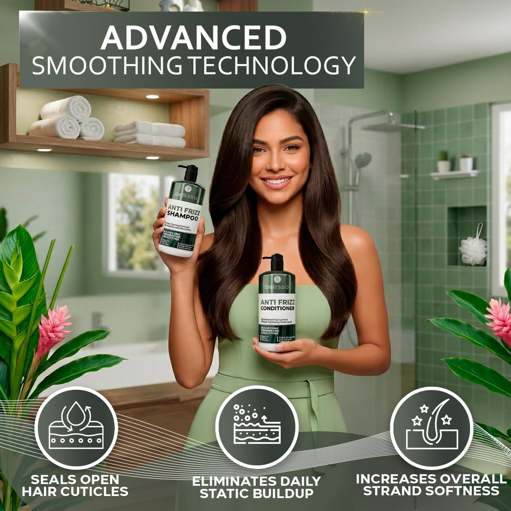 Biotin Shampoo and Conditioner Set - Sulfate and Paraben Free Treatment for Men and Women - Hair Thickening Volumizing Products to Help Boost Thinning Hair with Added Keratin