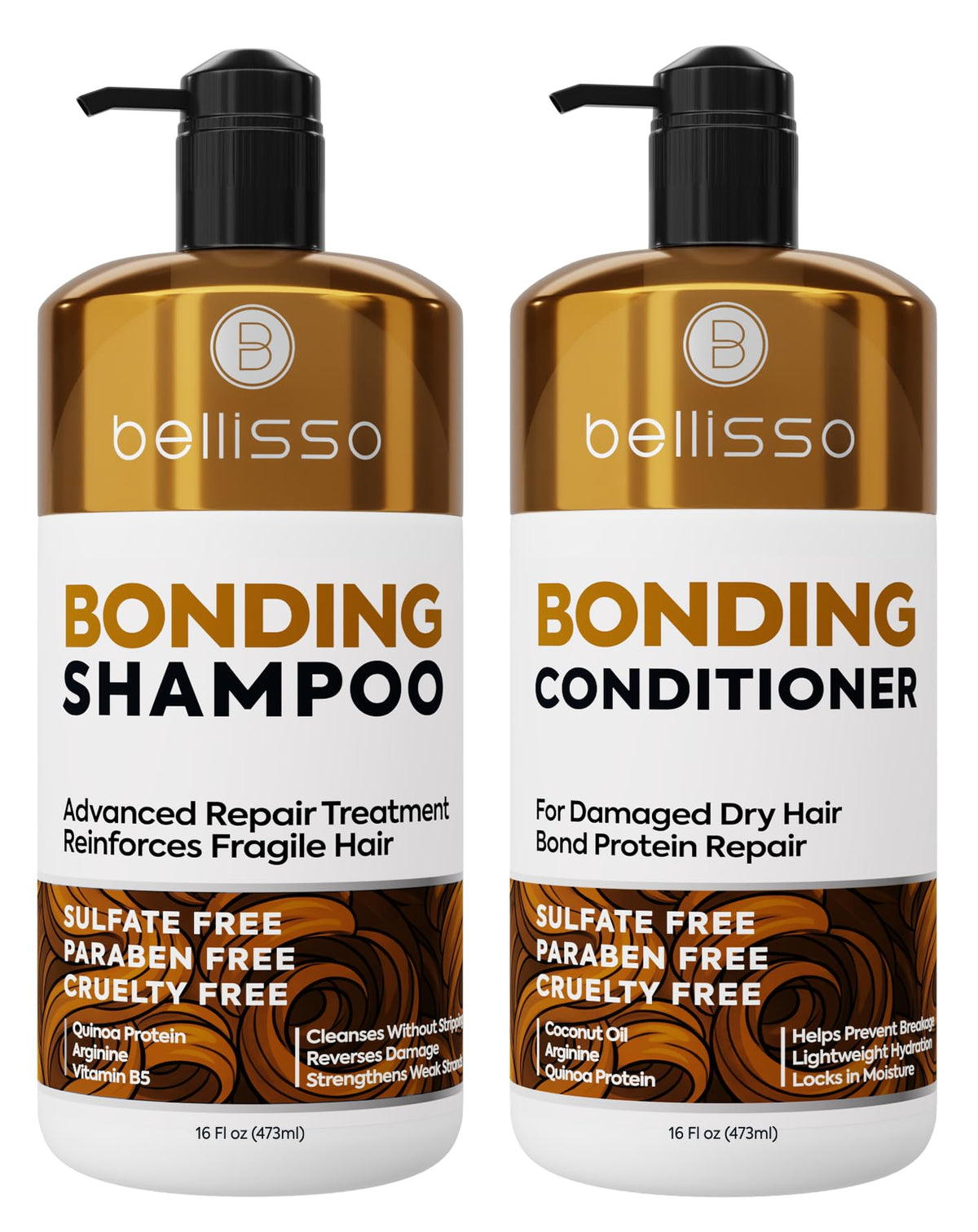 Biotin Shampoo and Conditioner Set - Sulfate and Paraben Free Treatment for Men and Women - Hair Thickening Volumizing Products to Help Boost Thinning Hair with Added Keratin