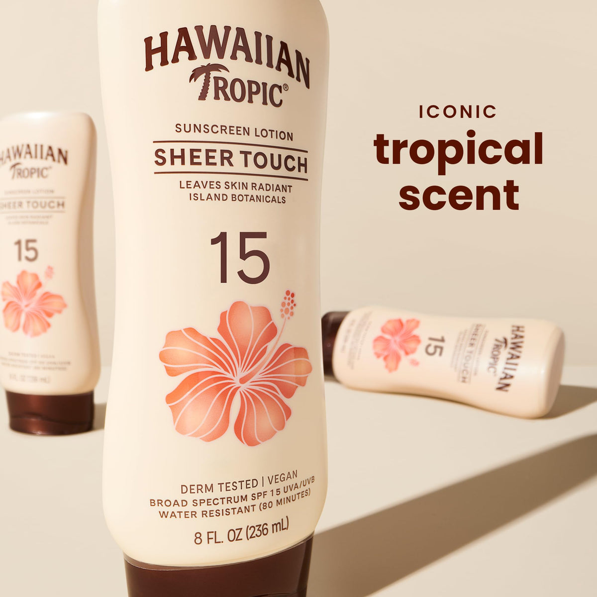 Hawaiian Tropic Sheer Touch Sunscreen Lotion for Body, SPF