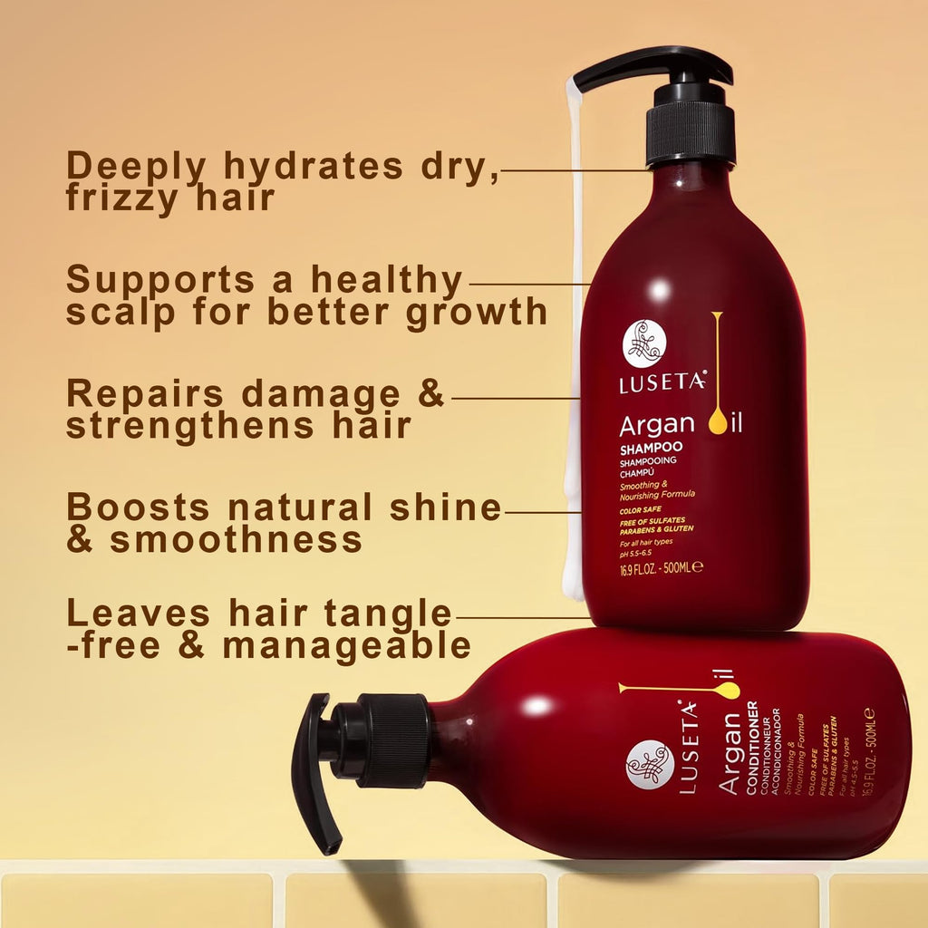 Luseta Shampoo and Conditioner Set Hair Shampoo Hair Conditioner Daily Shampoo