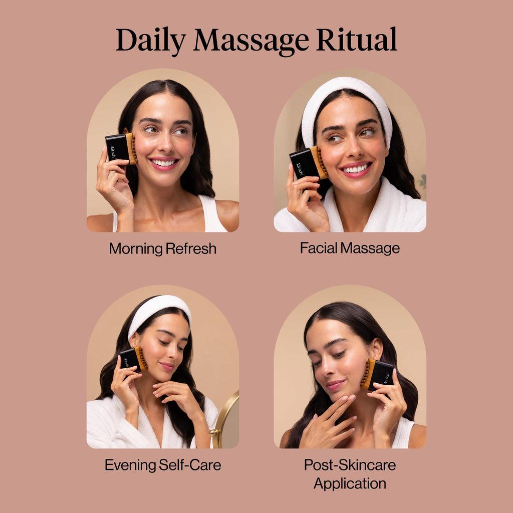 Kitsch Lymphatic Contour Face Brush - Facial Massage Brushes