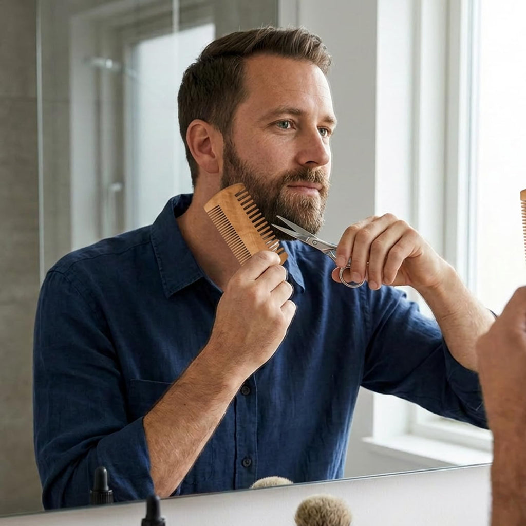 Rinse & Robust Beard Care Kit for Men 6 PCS Gifts for Him