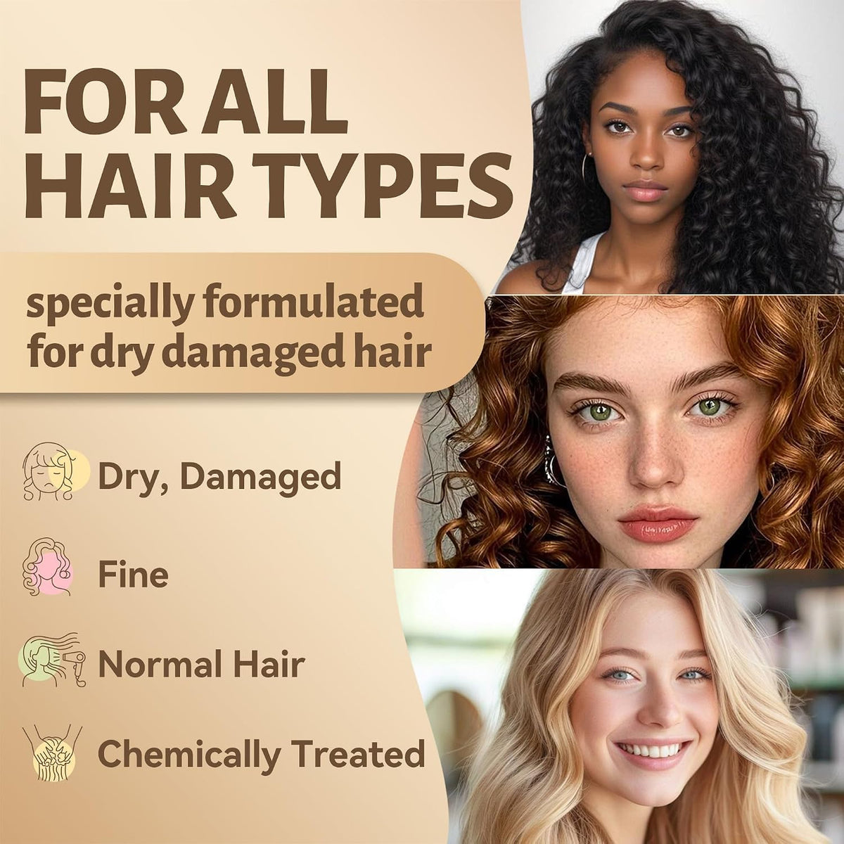 Luseta Shampoo and Conditioner Set Hair Shampoo Hair Conditioner Daily Shampoo
