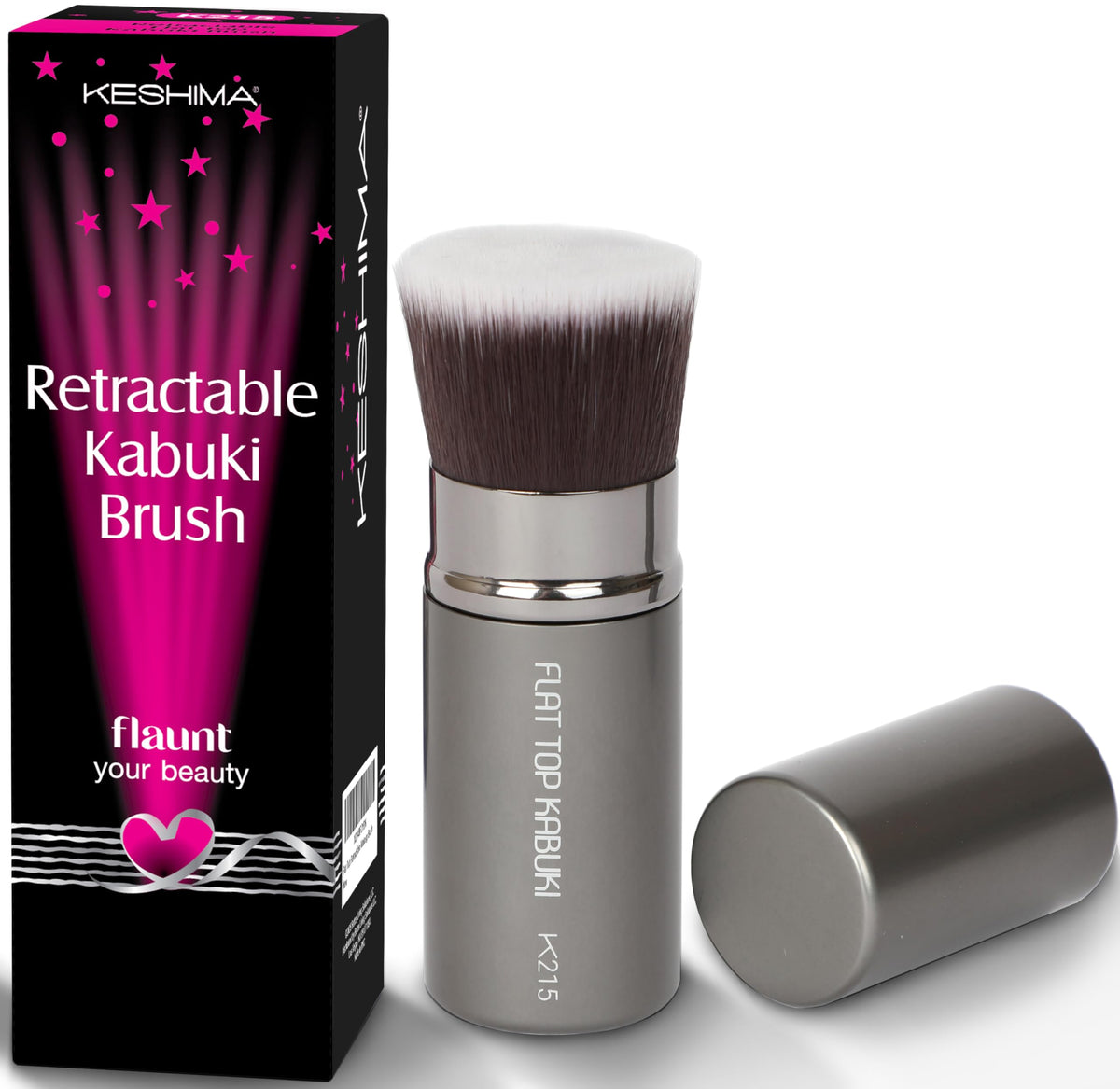Kabuki Foundation Brush By Keshima - Premium Makeup Brush