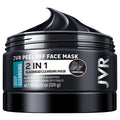JVR Peel Off Face Mask, Blackhead Remover Mask for Men, Charcoal Peel Off Black Mask, Facial Mask Purifying and Deep Cleansing for All Skin Types
