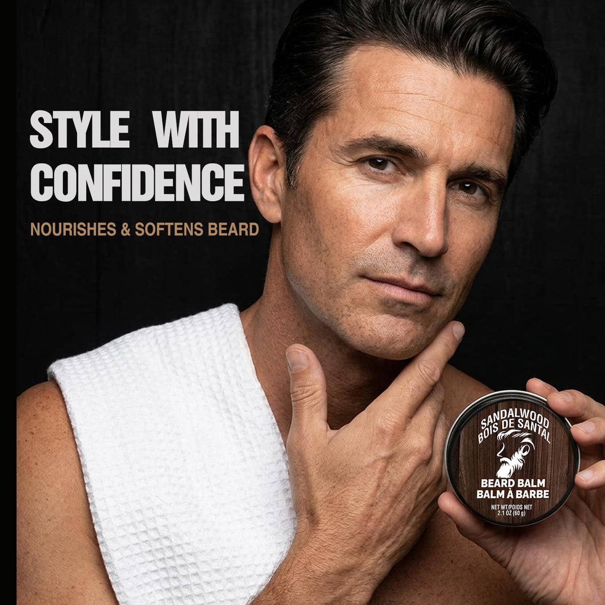 Rinse & Robust Beard Care Kit for Men 6 PCS Gifts for Him