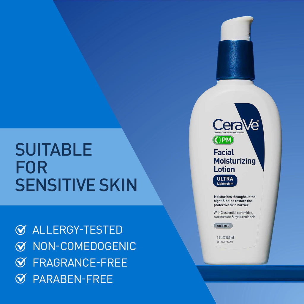 CeraVe Facial Moisturizing PM Lotion 3 | Ounce
