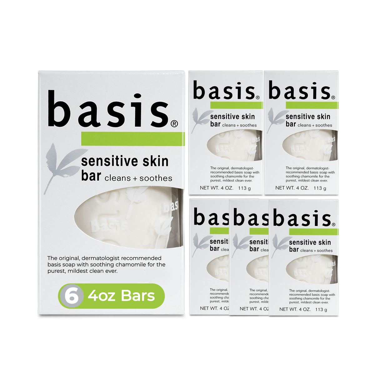 Basis Sensitive Skin Bar Soap for Body