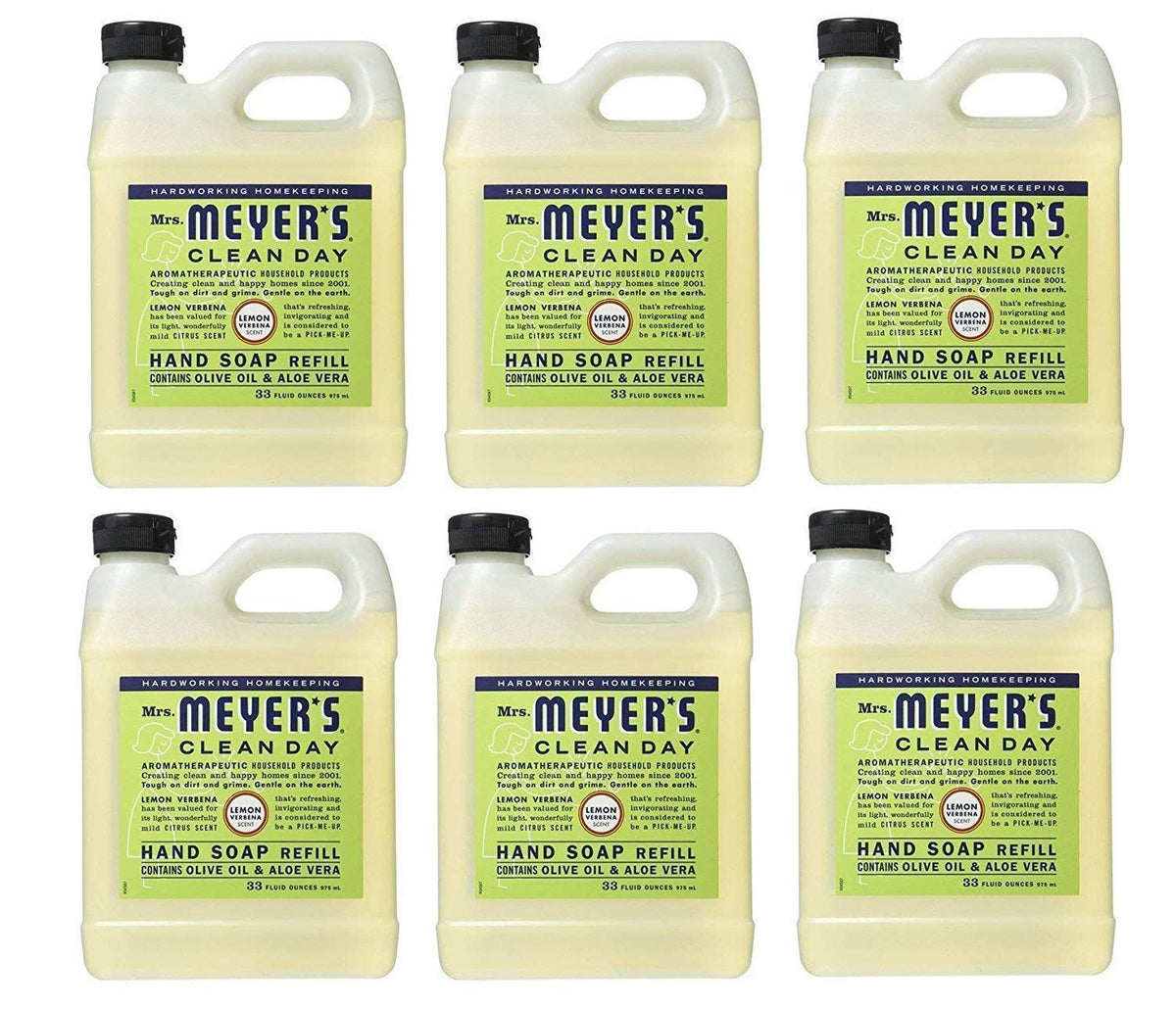 Mrs. MEYER'S CLEAN DAY Liquid Hand Soap Refill, Cruelty Free and Biodegradable Hand Wash Made with Essential Oils