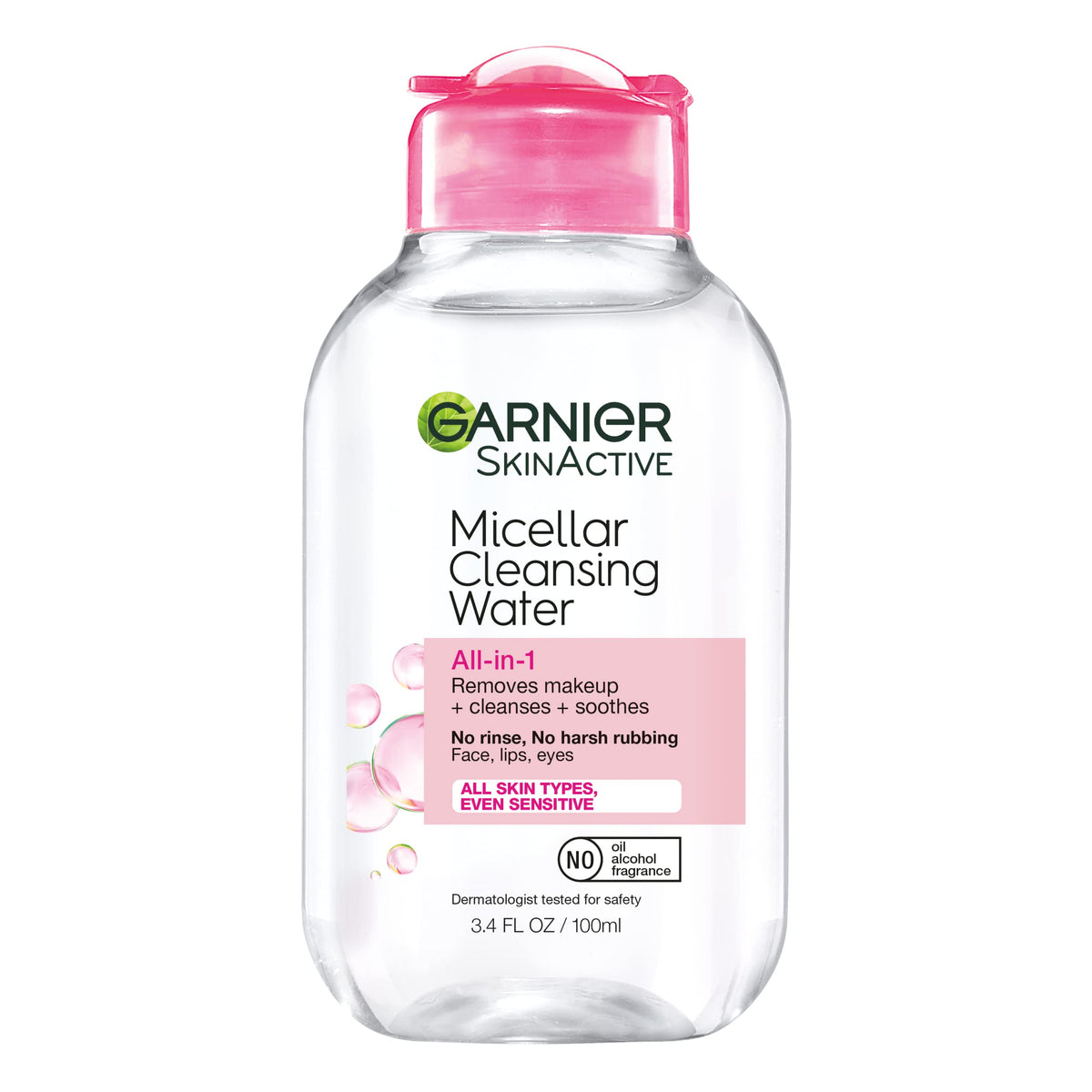 Garnier Micellar Water, Hydrating Facial Cleanser & Makeup Remover, Suitable for Sensitive Skin, Vegan, Cruelty Free, 13.5 Fl Oz (400mL), 2 Count