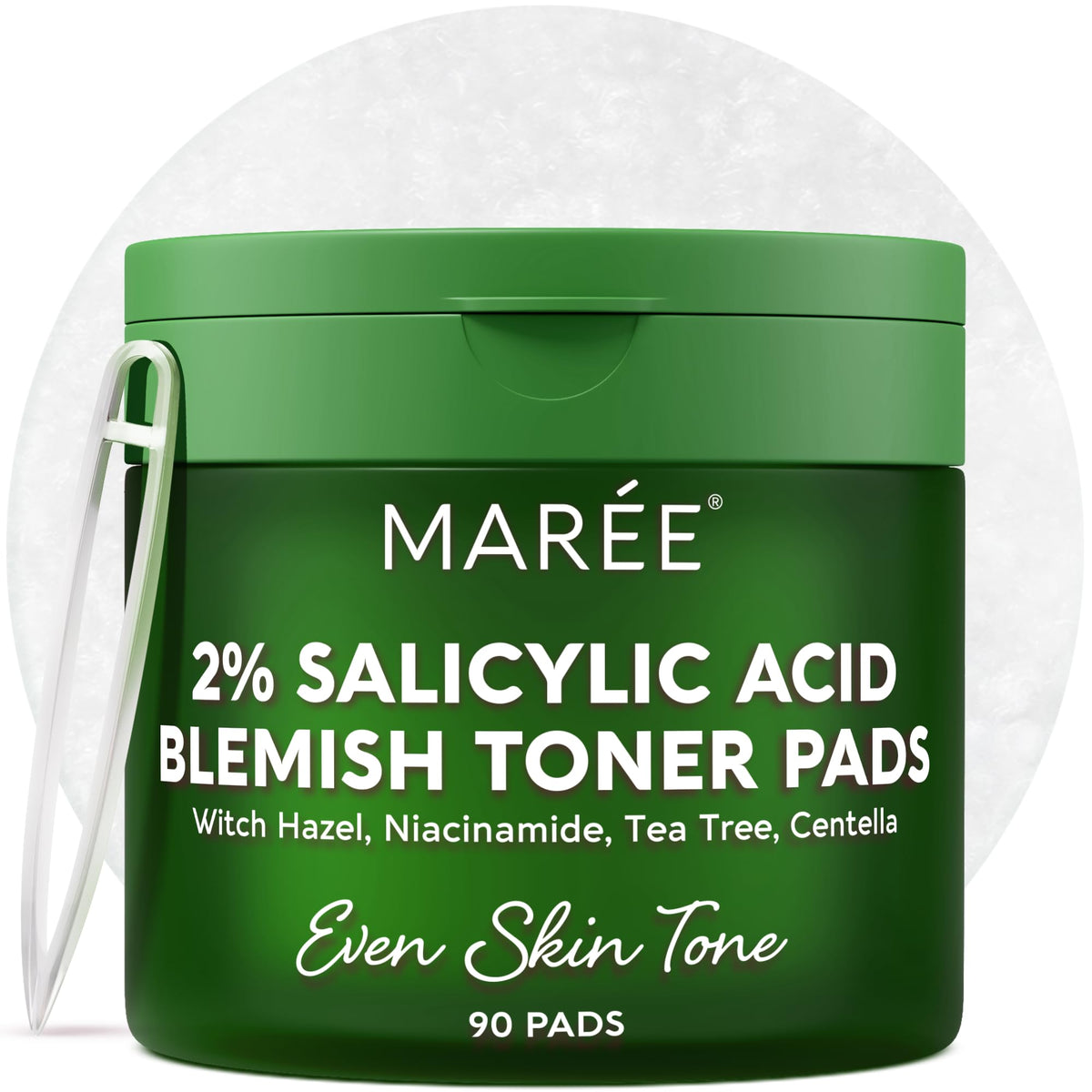 MAREE Acne Clearing Polishes - Toner Pads for Face Cleansing