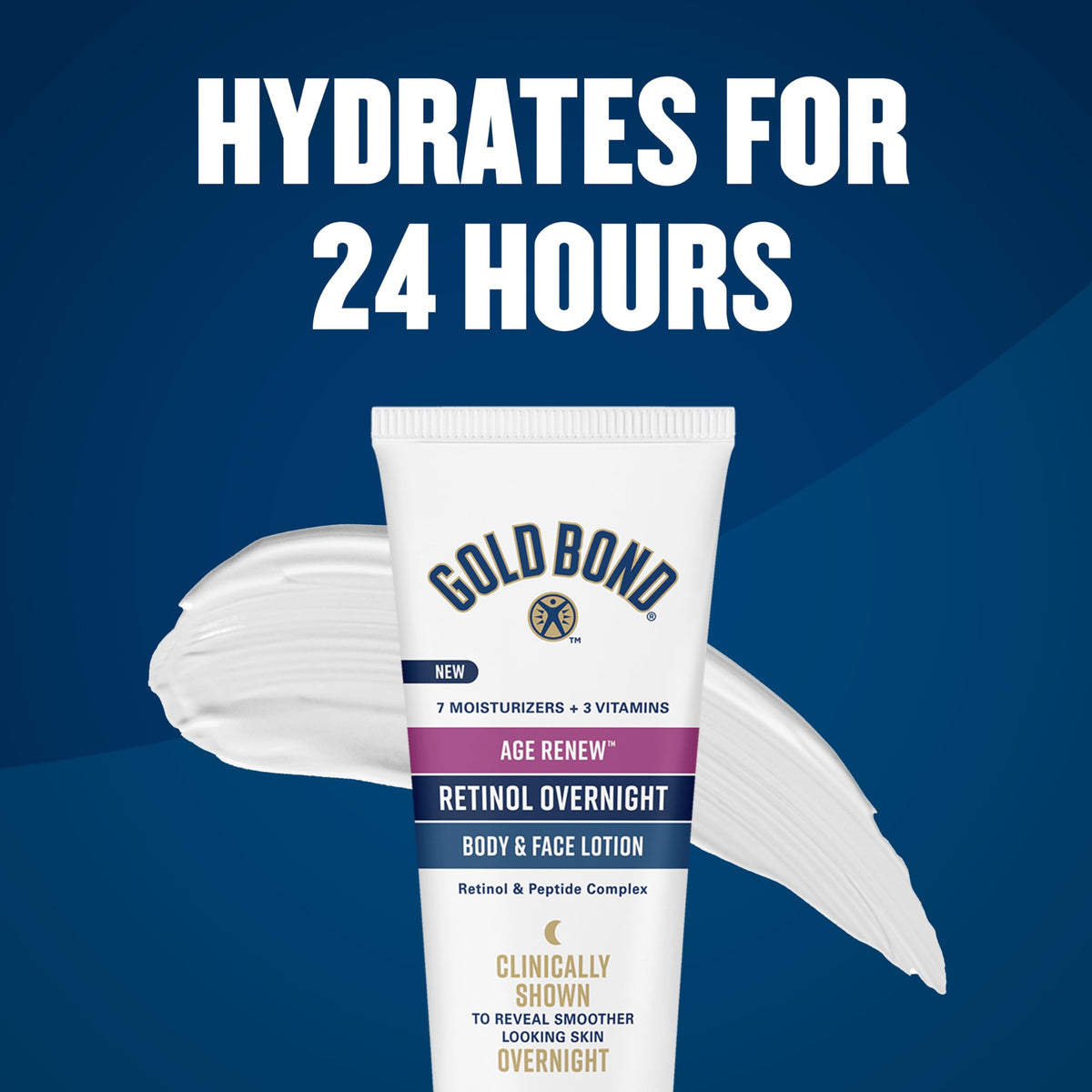Gold Bond Age Renew Retinol Overnight Body & Face Lotion