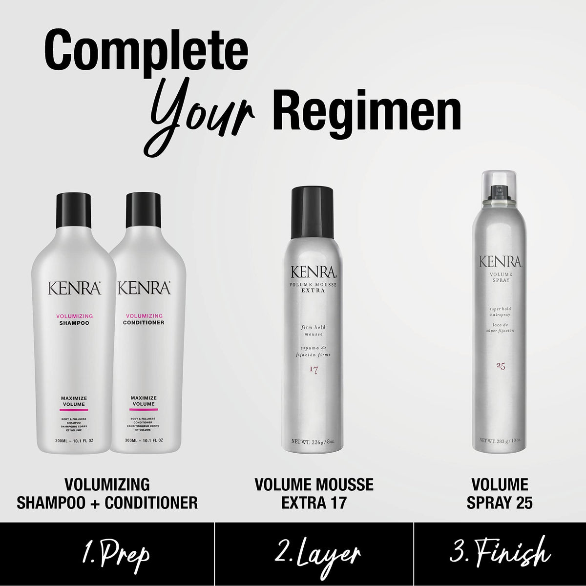 Kenra Volume Spray 25 | Super Hold Finishing & Styling Hairspray | Flake-free & Fast-drying | Wind & Humidity Resistance | All Hair Types