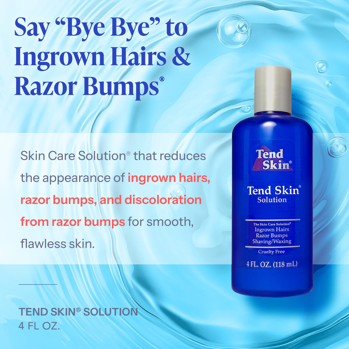 Tend Skin Solution for Razor Bumps and Ingrown Hair