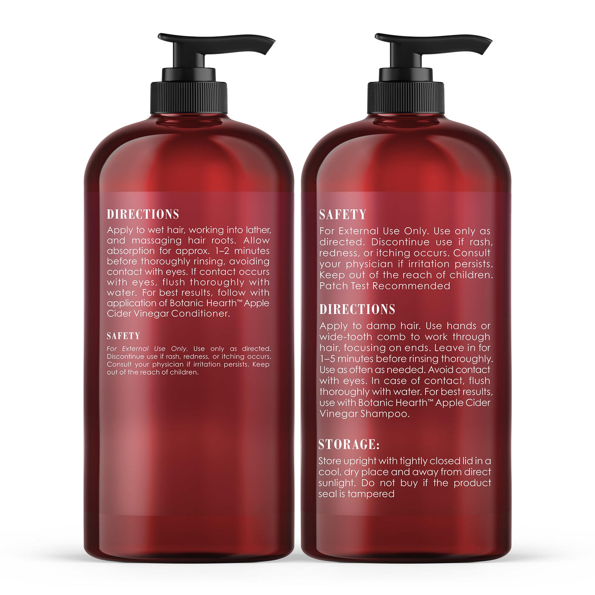 Botanic Hearth Shampoo and Conditioner Sets