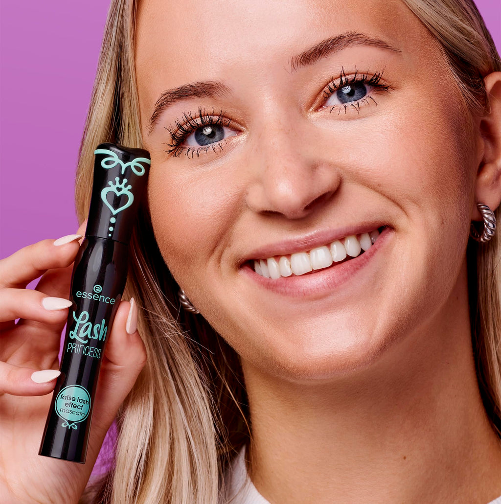 essence | Lash Princess False Lash Effect Mascara | Volumizing & Lengthening Mascara with Conic Fiber Brush | Vegan & Cruelty-Free